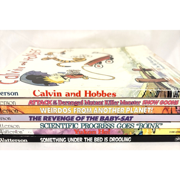 Calvin & Hobbes Collection By Bill Watterson Comic Strips PB Books Lot Of 11 - Picture 9 of 9